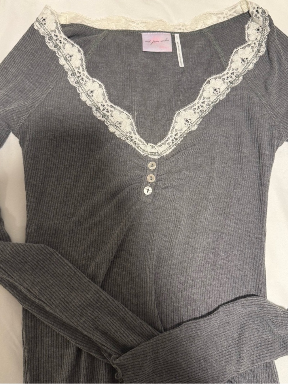 Urban Outfitters grey long sleeve top